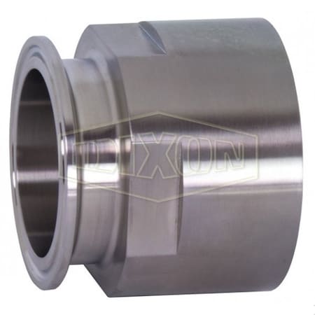 Dixon Clamp Adapter, Series: 22MP, Fitting/Connector Type: Adapter, 1/2 x 1/4 in Nominal Size, Tube x FNPT 22MP-R5025